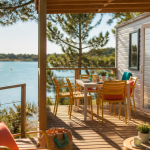 tarif location mobil home à lannée terrasse lac