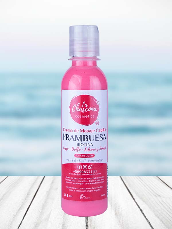 Crema masaje capilar de Frambuesa