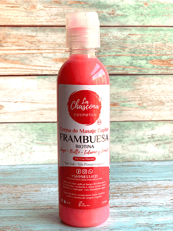 Crema masaje capilar de Frambuesa - Imagen 2