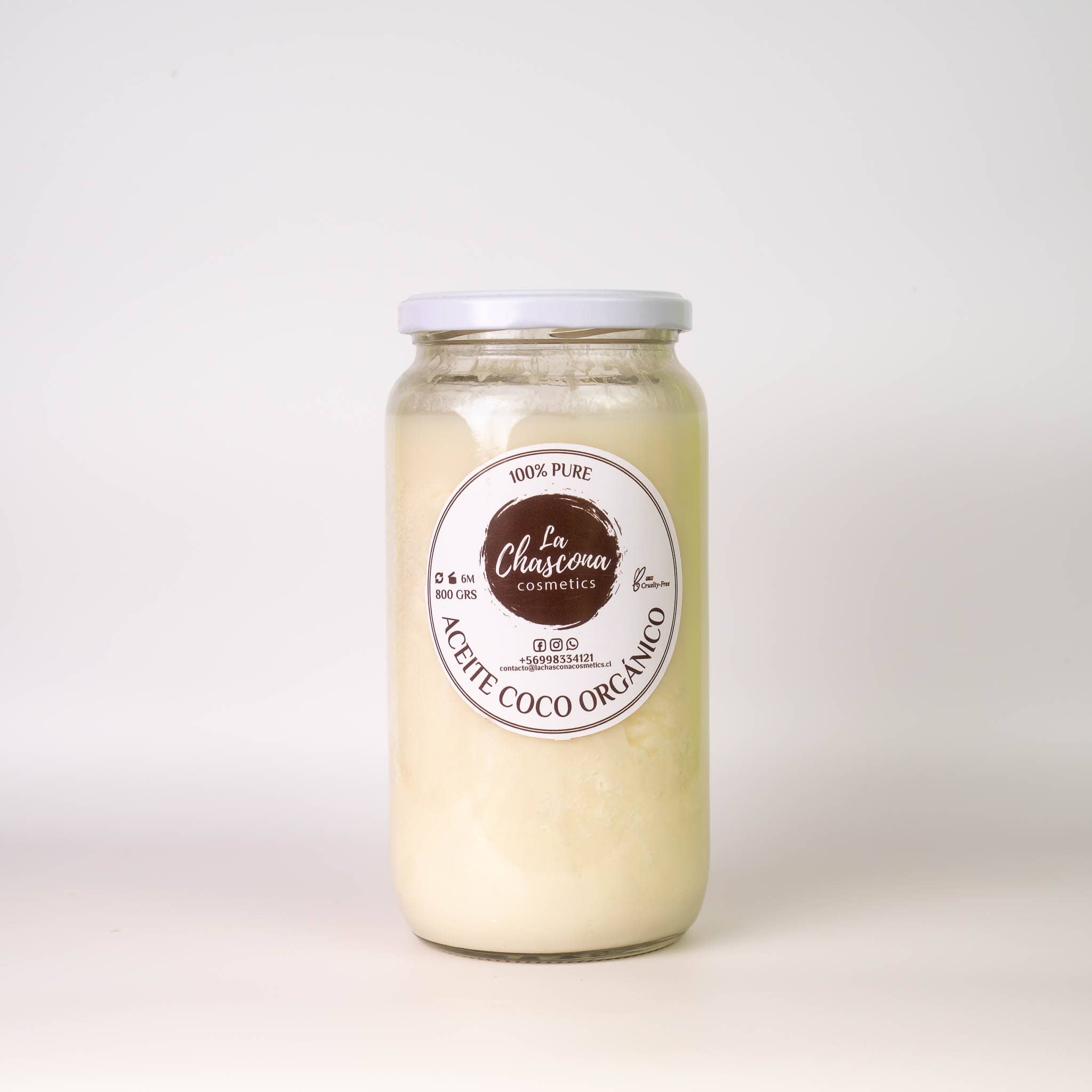 Aceite de Coco Orgánico 800 grs.