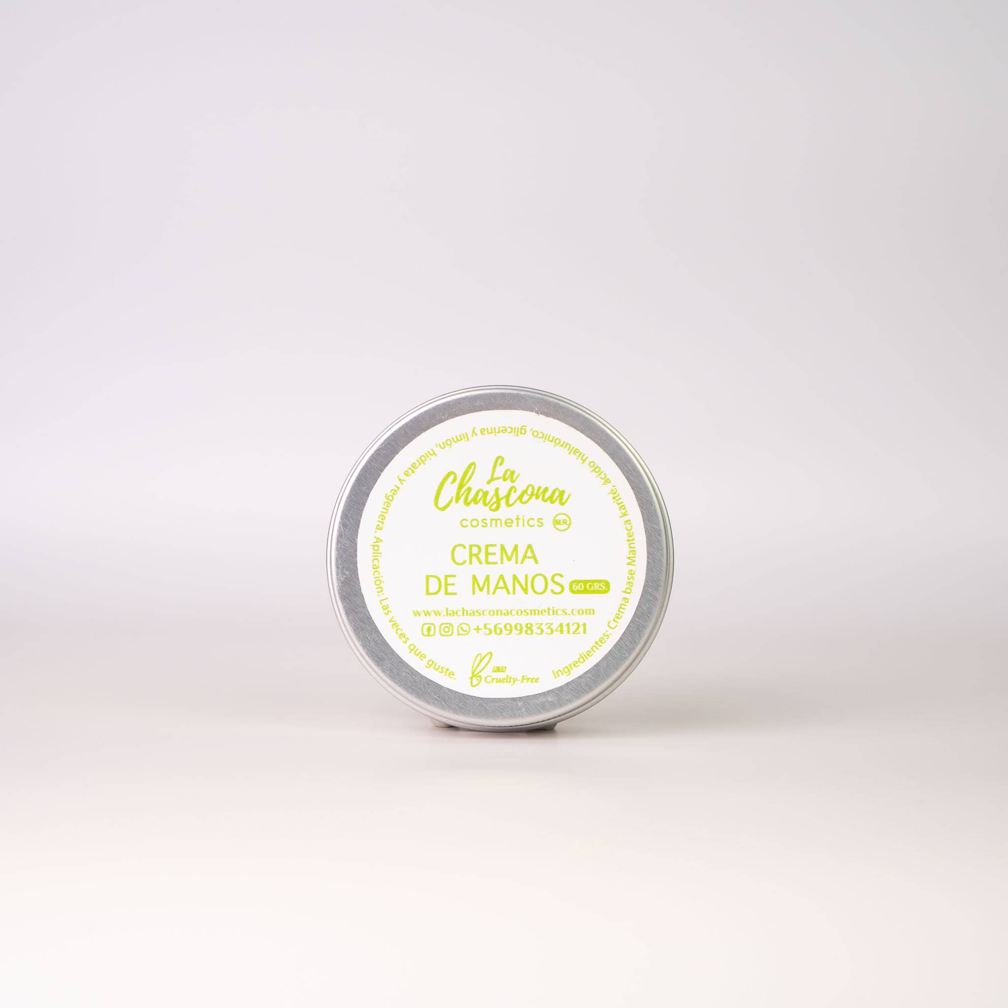 Crema de manos con ácido hialurónico