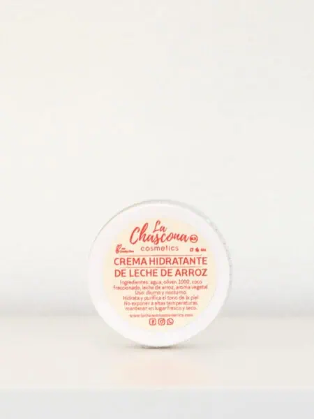 Crema Hidratante de leche de arroz