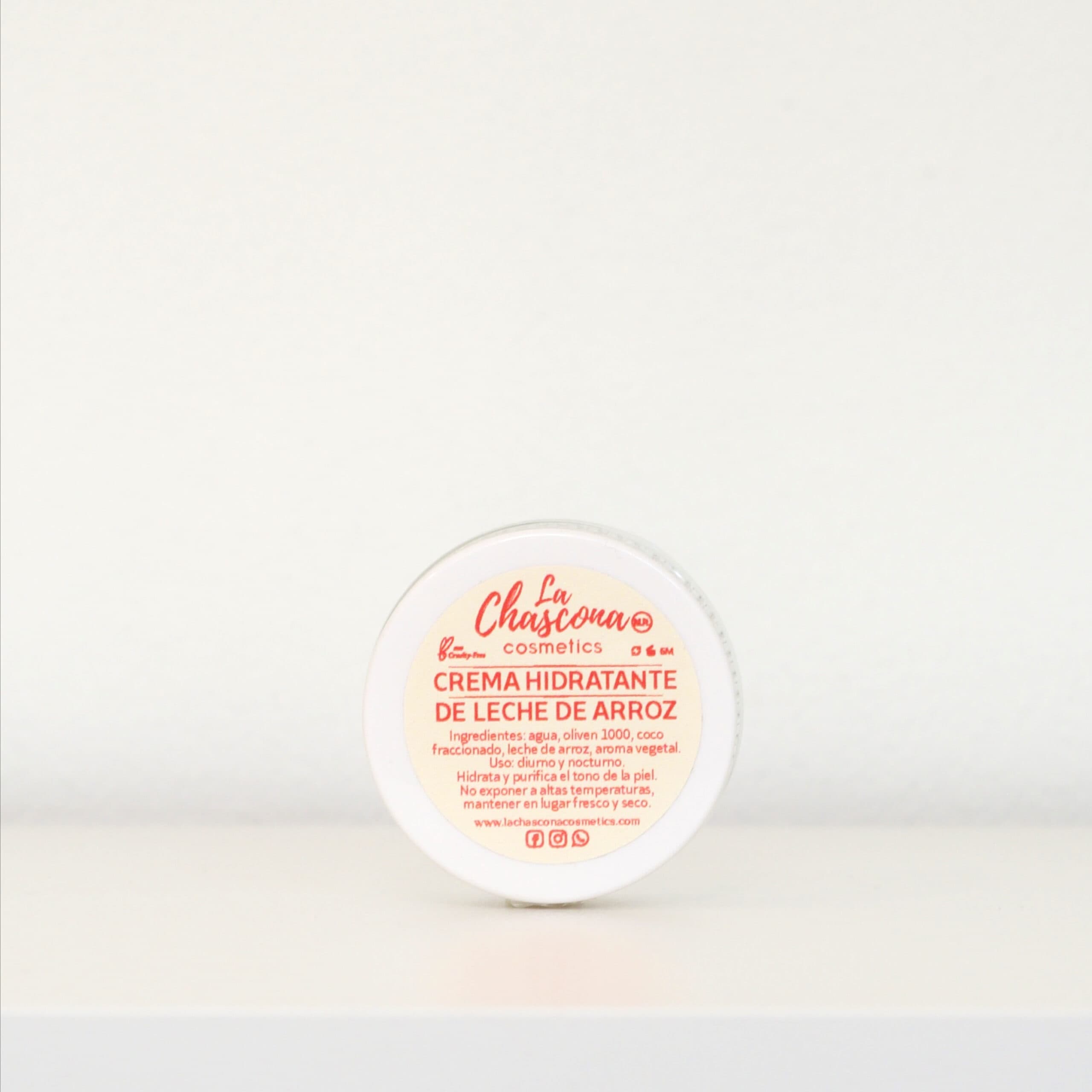 Crema Hidratante de leche de arroz