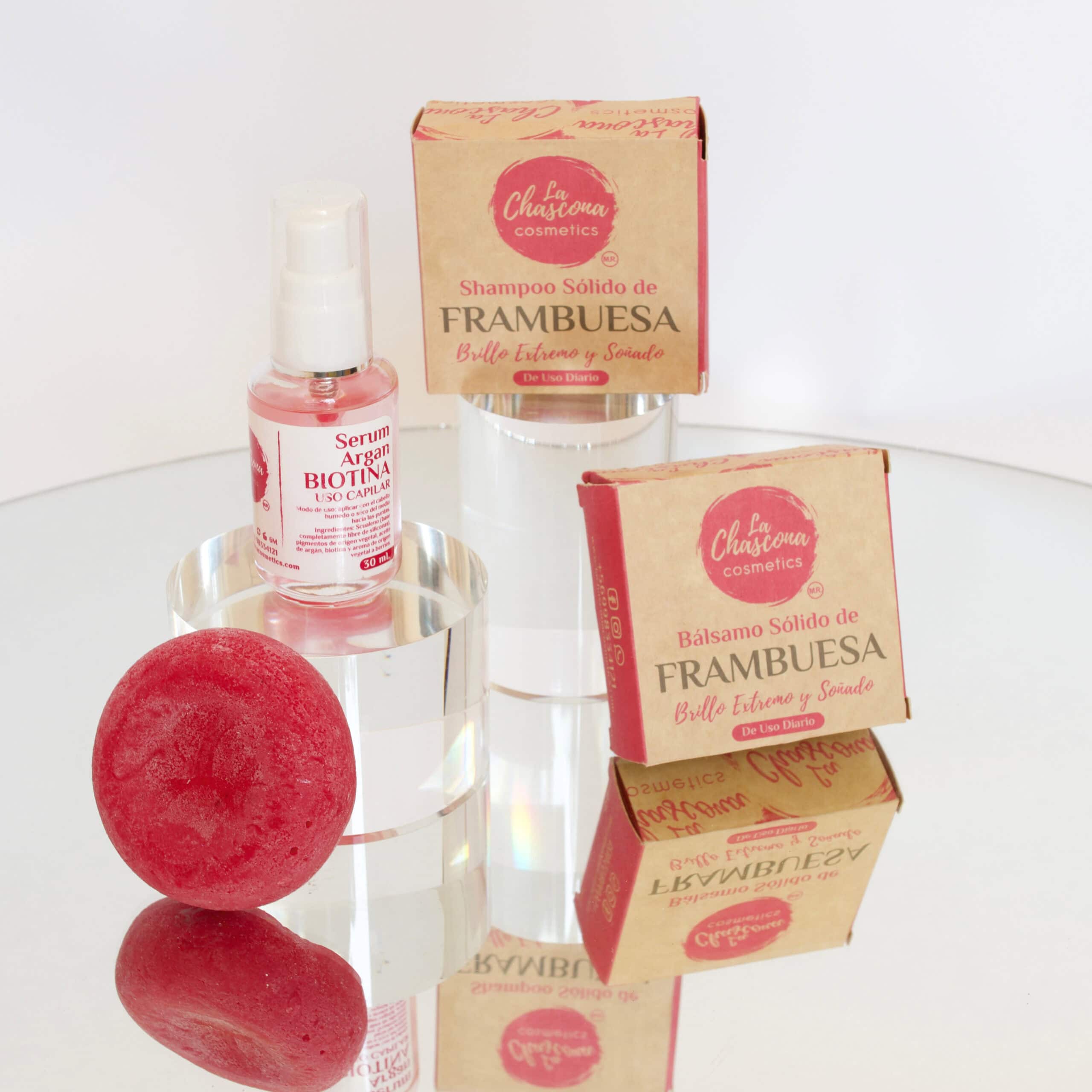 Kit Capilar Frambuesa Biotina Sólido