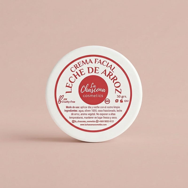 Crema Hidratante de leche de arroz