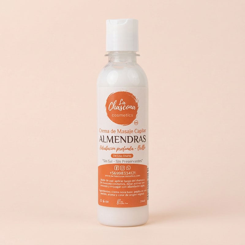 Crema de masaje capilar Almendras