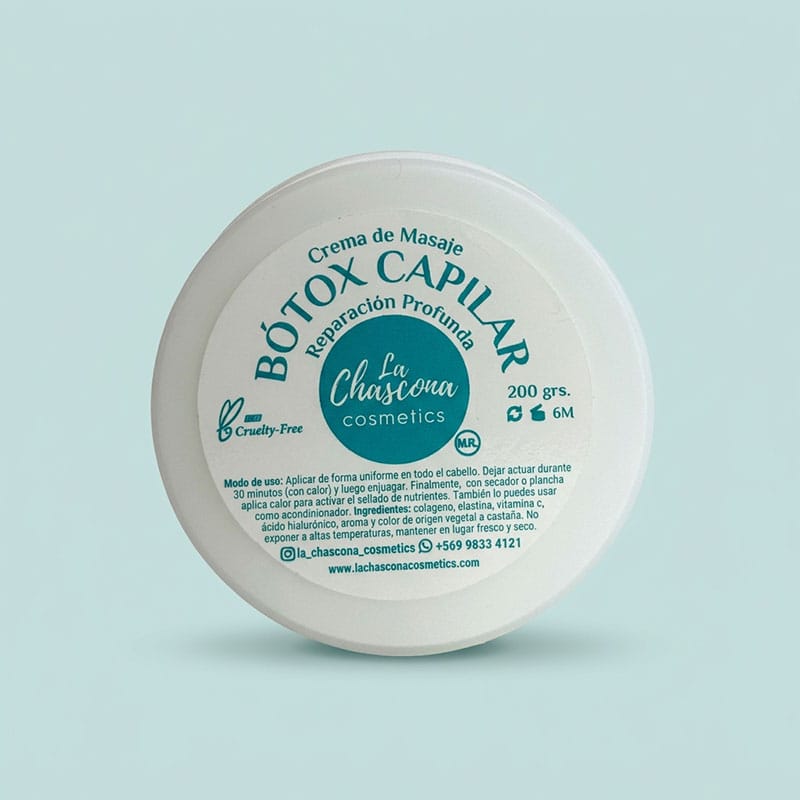 Crema de masajes Botox Capilar