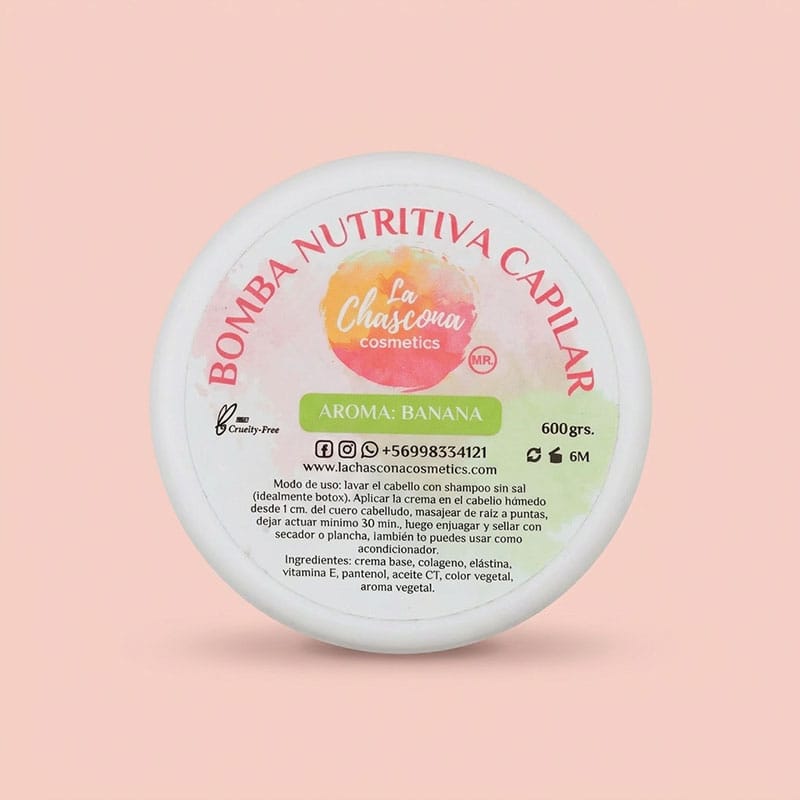 Bomba Nutritiva Capilar Banana