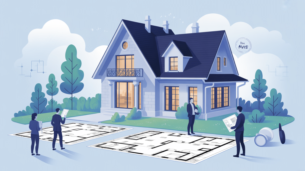 batievol.fr avis maison stylisée clients examinent plans