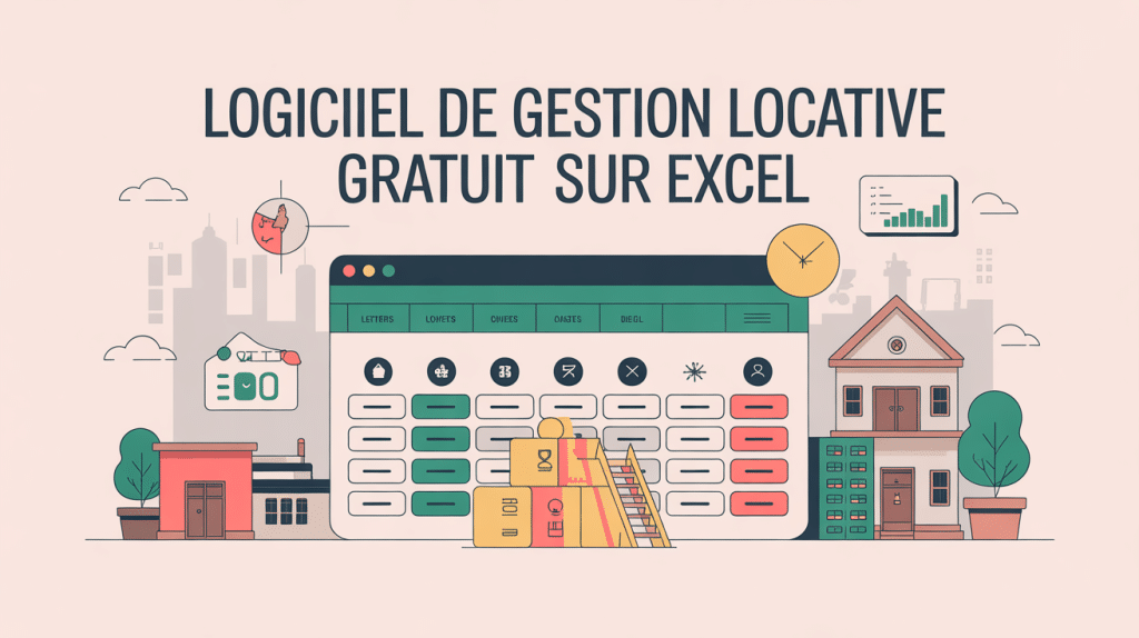 logiciel gestion locative gratuit excel vue d'ensemble sur Excel