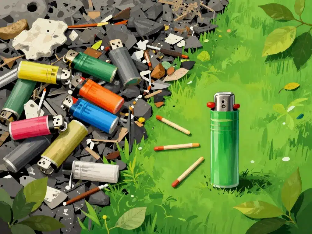 ou jeter les briquets alternatives durables et impact environnemental