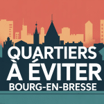 quartier à éviter Bourg-en-Bresse vue stylisée