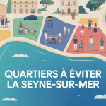 carte stylisée quartier à éviter la seyne-sur-mer