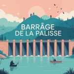 barrage de la palisse panorama lac et nature