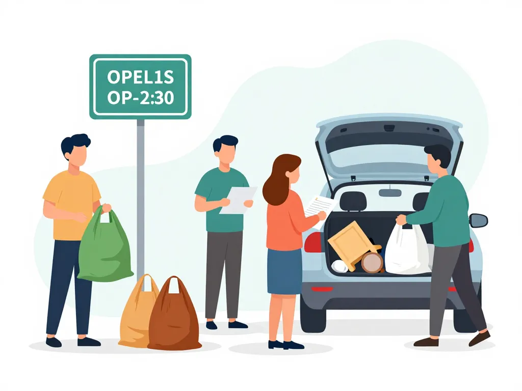 Préparation visite déchetterie Sorigny