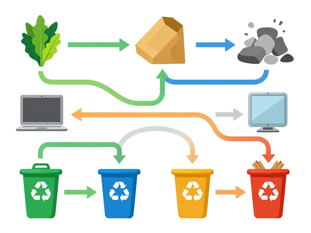 Types de déchets déchetterie Saint Berthevin