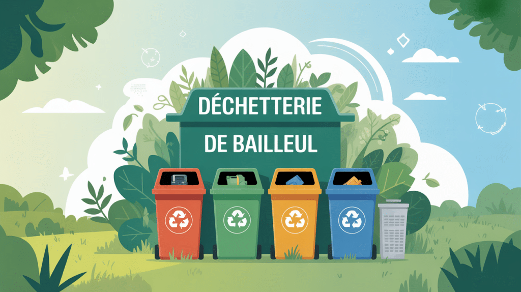 déchetterie bailleul illustration gestion des déchets