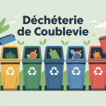illustration déchèterie coublevie tri des déchets