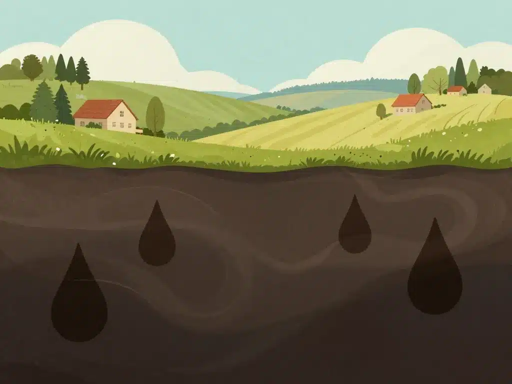 Visuel contrasté petrole dans la Creuse réel vs imaginé