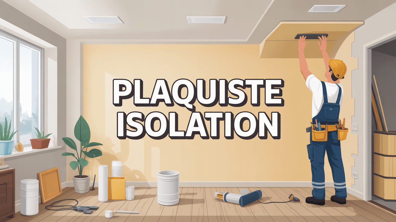 Plaquiste isolation intérieur moderne pose d’isolant et plaques