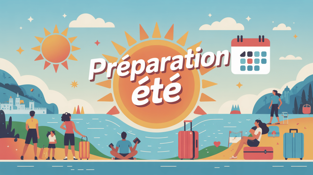 Illustration organisation et météo prévisions été 2024