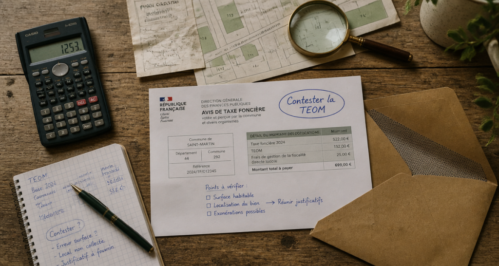 contester redevance ordures ménagères avis taxe