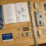 héraclès serrurier serrure multipoints démontée