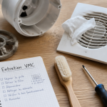 Maintenance VMC outils entretien sur plan de travail