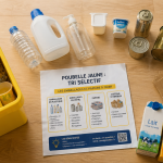 poubelle jaune quoi mettre emballages recyclables