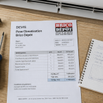 prix pose clim brico dépôt devis sur plan de travail