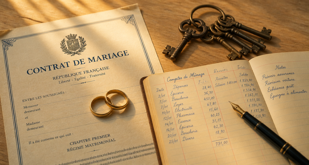 communauté réduite aux acquets contrat mariage alliances
