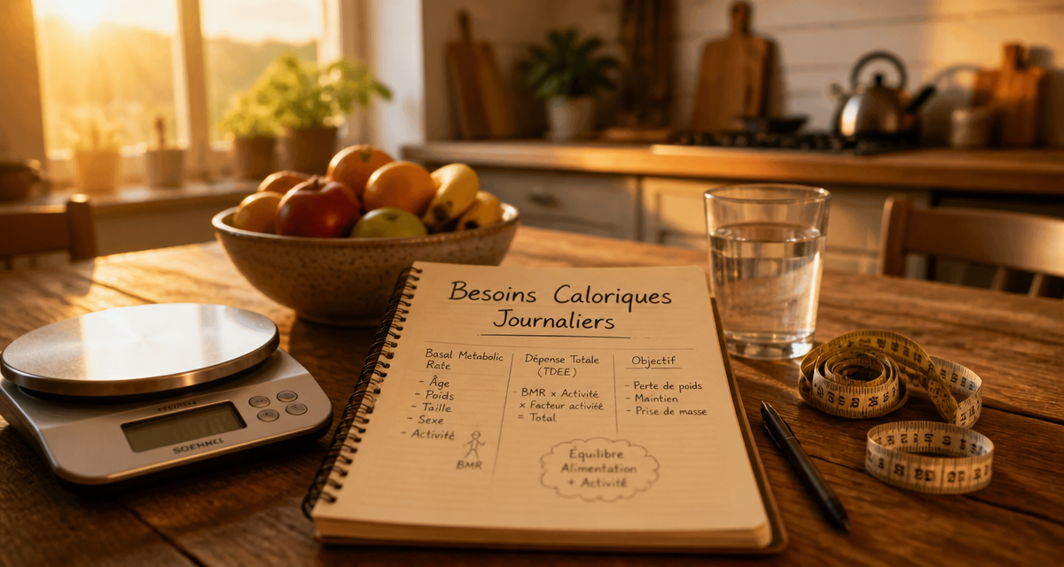 besoin journalier calories calcul carnet cuisine