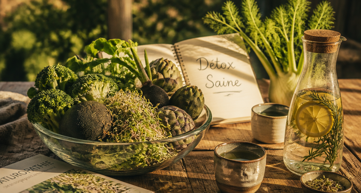 comment faire une detox salade légumes carafe citron
