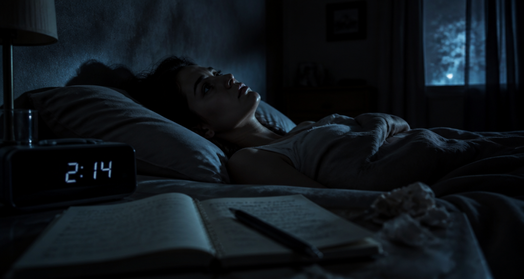 je suis fatigue mais j arrive pas a dormir femme insomnie chambre nuit