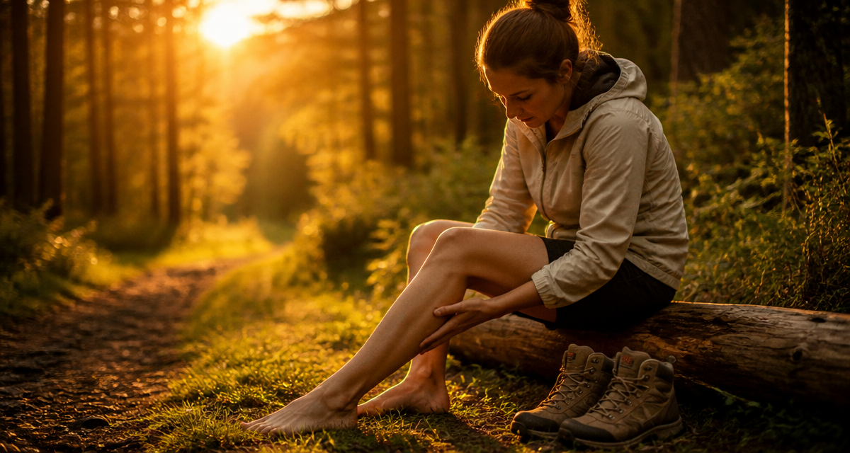 mal aux jambes apres avoir beaucoup marche en foret