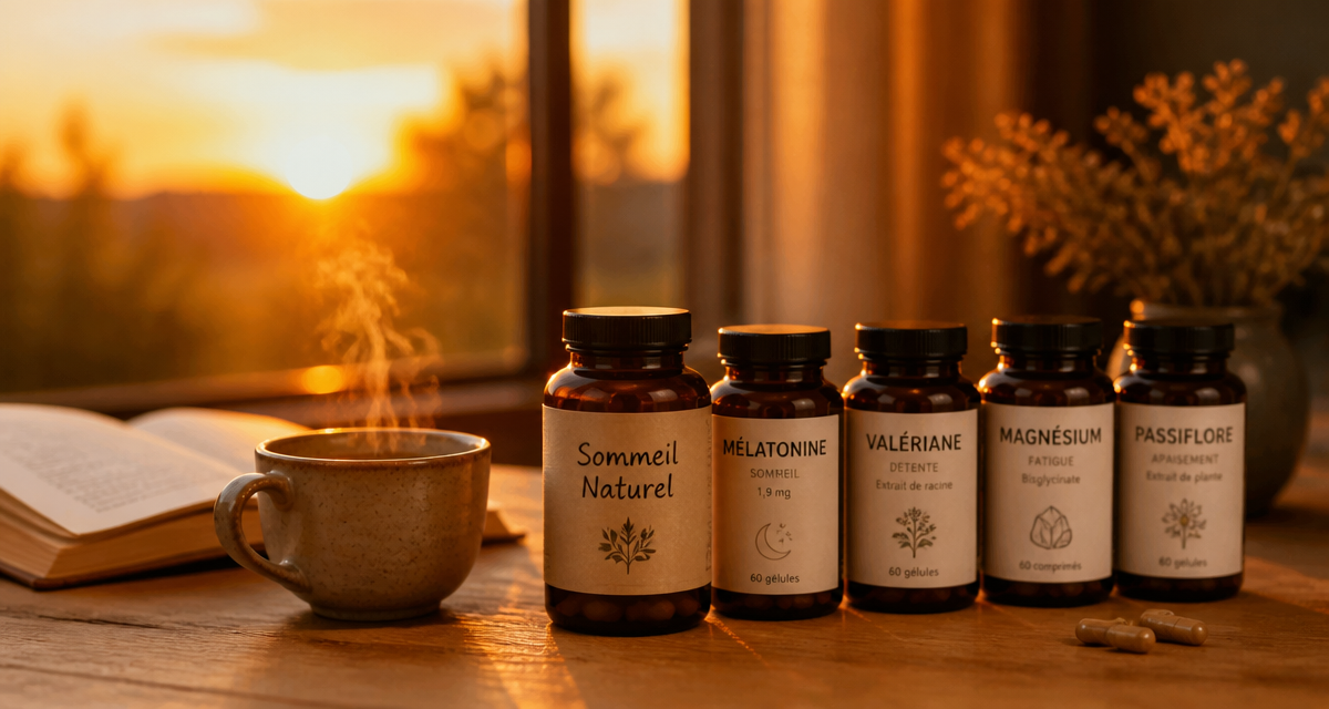 complements alimentaires pour dormir sur table avec tisane