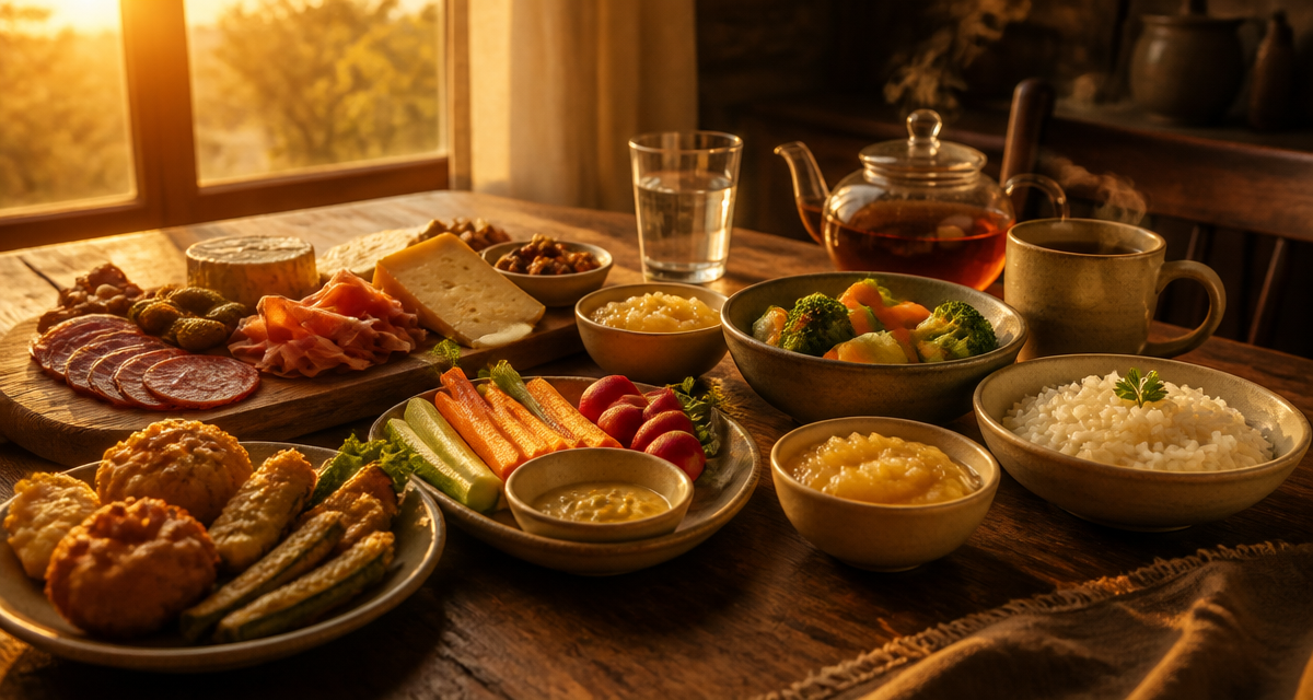 probleme de digestion aliments a eviter sur une table