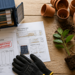 empotage logistique et horticole sur table bois