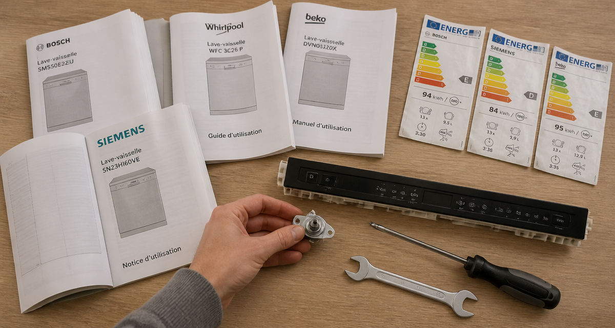 lave vaisselle quelle marque manuels outils pièces