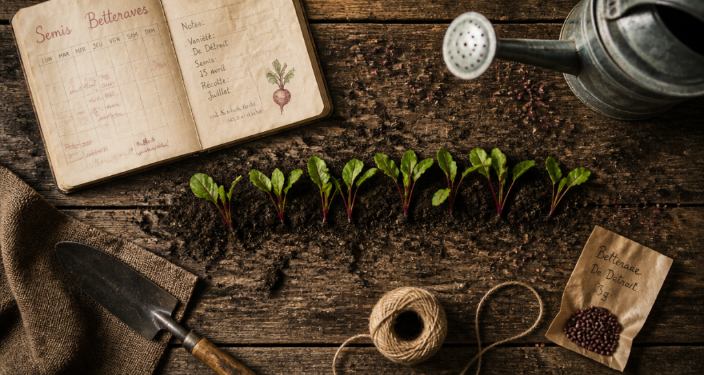 quand planter betterave semis et outils