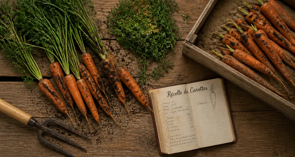 quand recolter les carottes fraiches jardin