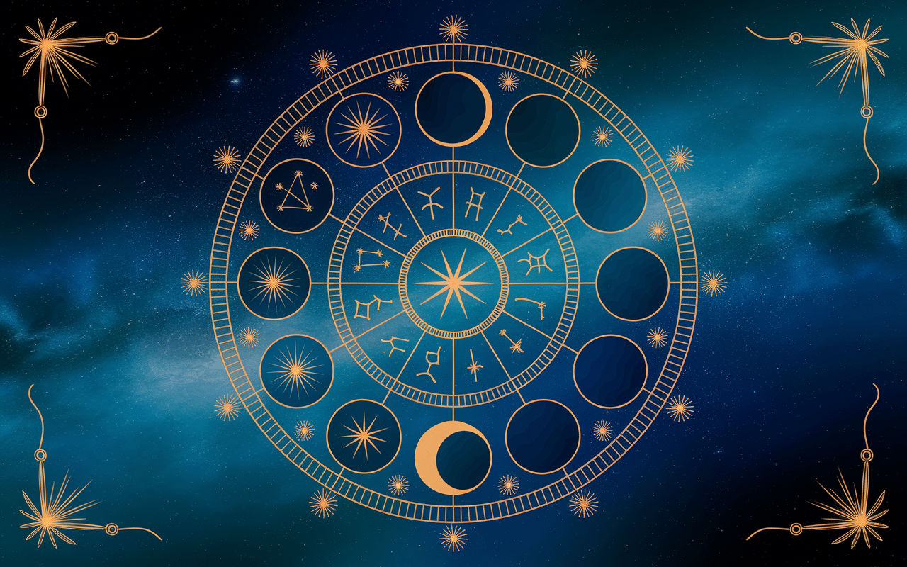 Balance cosmique branding astral identité et design moderne