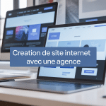 creation site internet agence limitless.com ordinateur design