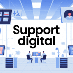 support digital illustration bureau écrans flottants
