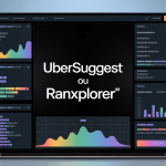 ubersuggest ou ranxplorer interface seo comparée