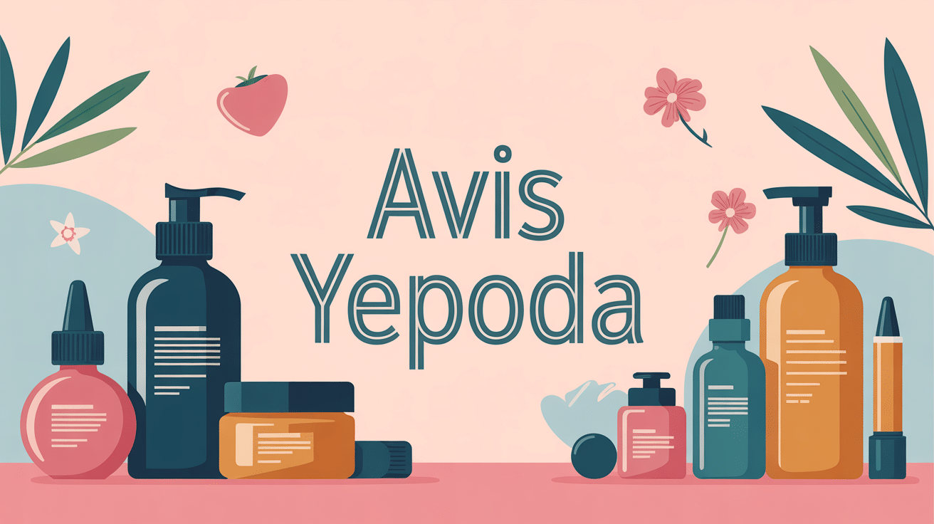 yepoda avis visuel produits soins coréens stylisés