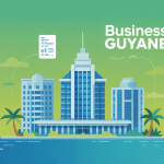 cdg973 business en Guyane stylisé avec entrepreneurs et services