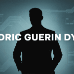 portrait professionnel de cédric guérin dyez sur fond digital