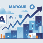 Marque a image entreprise moderne graphes engagement