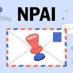 enveloppe npai avec tampon rouge et fleches retour